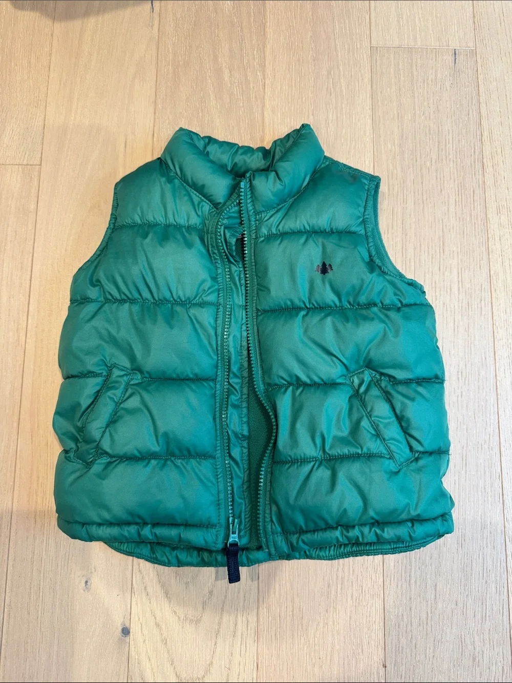 Old Navy Green Puffer Vest for Kids